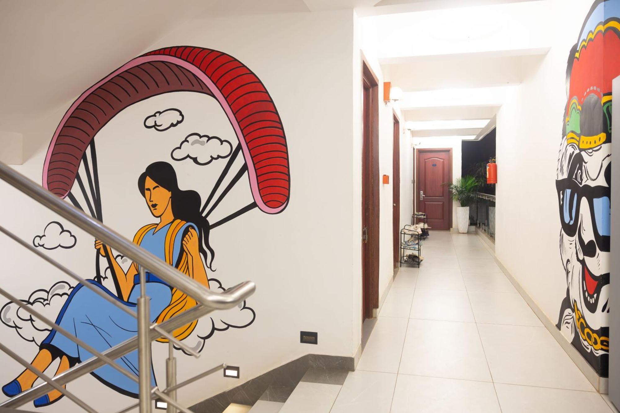 Downtown Hostels - Anjuna Bagian luar foto