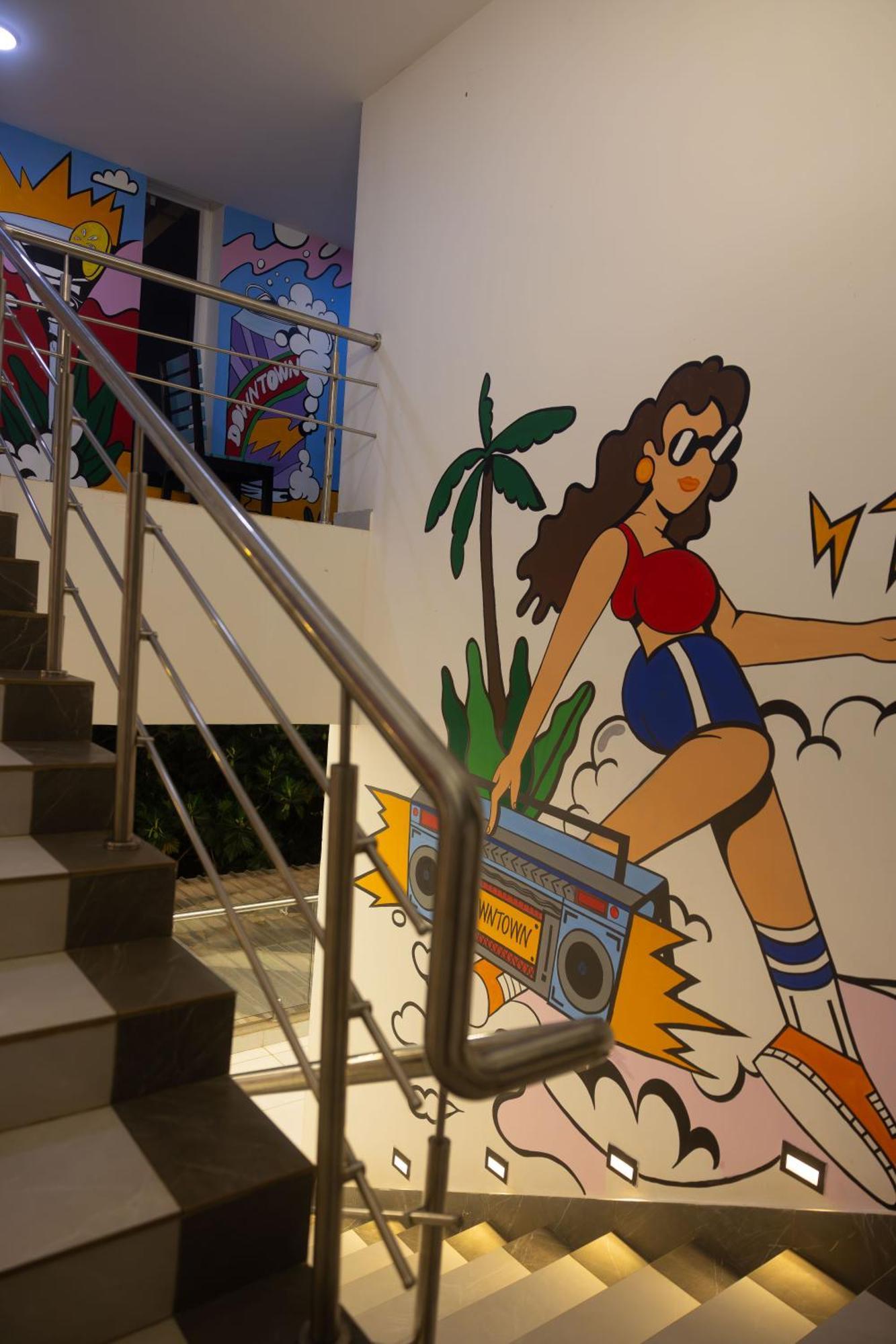 Downtown Hostels - Anjuna Bagian luar foto