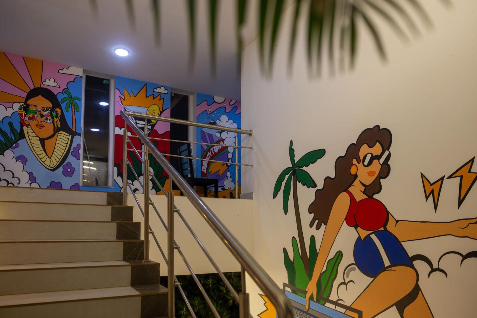 Downtown Hostels - Anjuna Bagian luar foto