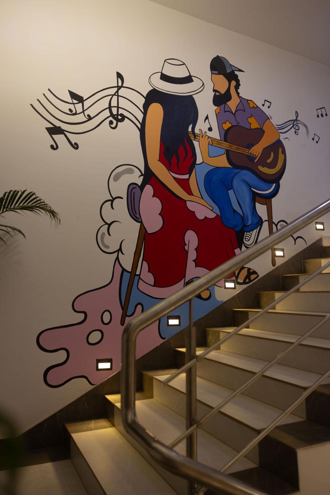 Downtown Hostels - Anjuna Bagian luar foto