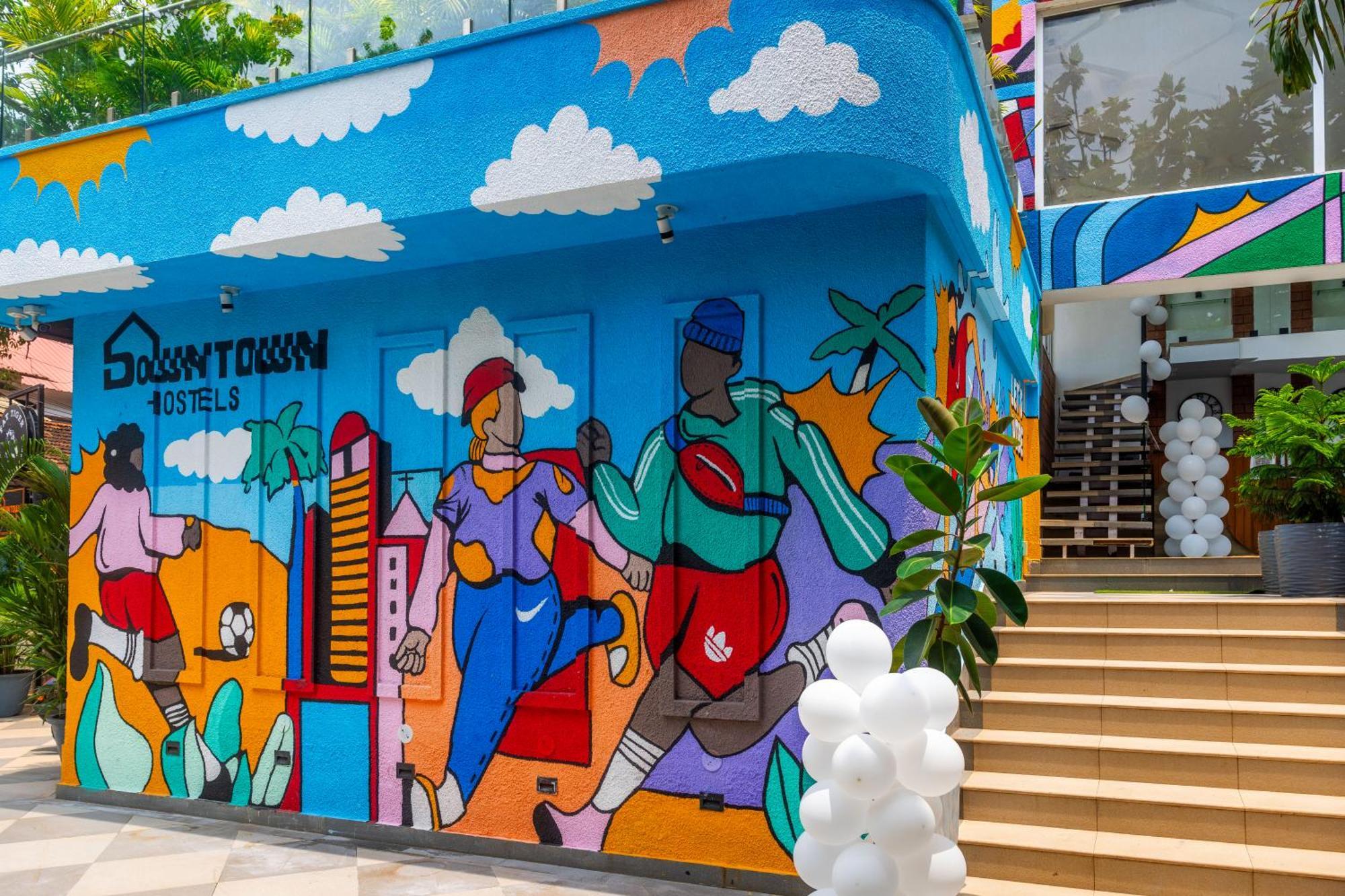 Downtown Hostels - Anjuna Bagian luar foto